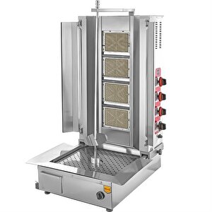 4 Radyanlı Alttan Motorlu Tüplü Döner Ocağı