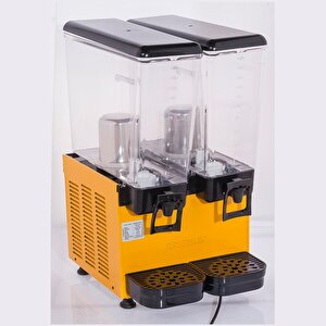 Çiftli 20+20 Lt Fıskiyeli Soğutuculu Şerbet Makinesi