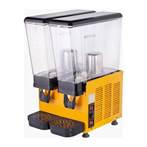 Şerbetmatik Çiftli 20+20 Lt Fıskiyeli Soğutuculu Şerbet Makinesi