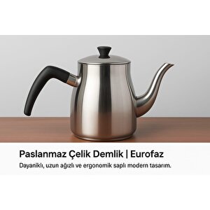 Çelik Demlik 3 Numara 2,25 Lt - (304 Kalite)