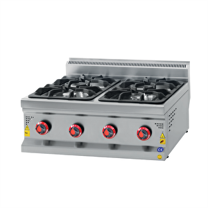 Csa Karacasan 80 Cm 700 Seri Set Üstü 4 Gözlü Doğalgazlı Ocak