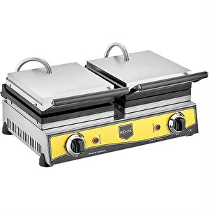 Çiftli Kare + Çiçek Model (16 Çap) Waffle Makinası Elektrikli