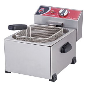 Işıkgaz Silver Endüstriyel Tekli 5 Litre Elektrikli Fritöz