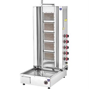 5 Radyanlı Alttan Motorlu Doğalgazlı (ce) Döner Ocağı