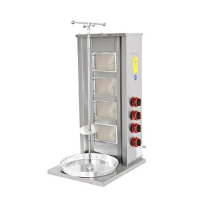 Sanayi Tipi Doğalgazlı 4 Radyanlı Döner Ocağı