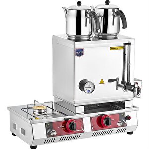 40 Model 2 Demlikli Doğalgazlı (ce) + Elektrikli Çay Ocakğı 29 Lt