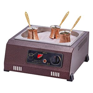Işıkgaz Silver Elektrikli Set Üstü Kumda Kahve Makinesi 3 Fincan