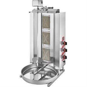 3 Radyanlı Üstten Motorlu Doğalgazlı (ce) Döner Ocağı