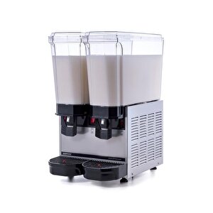 Klasik Twin 20+20 Lt Karıştırıcılı Soğuk İçecek Dispanseri Makinesi 40-mmi