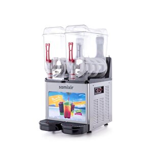 Twin Allure Çiftli 12+12 Lt Slush Buzlaş Karlamaç Makinesi Slush-24-ia