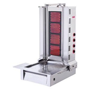 Işıkgaz Silver Elektrikli 4 Radyanlı Alttan Motorlu Döner Ocağı