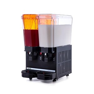 Klasik Twin 20+20 Lt Fıskiyeli-karıştırıcılı Soğuk İçecek Makinesi 40-smb
