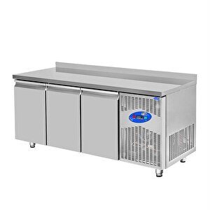 Csa Karacasan 400 Lt Üç Kapılı 600'lük Tezgah Tipi Buzdolabı(430 Çelik)