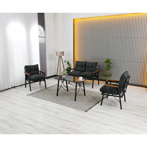 Rüya, 2+1+1 Bahçe-Balkon Mobilyası, Antrasit