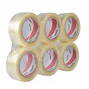 Astel Koli Bandı 1 Koli 45x100 60 Adet Şeffaf Koli Bandı Hotmelt