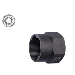 19 Mm 3/8" Aşınmış Civata Için Lokma Spiral Tip R32-19