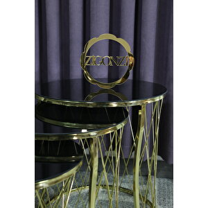 Siyah Camlı Hasır C Zigon Gold Metal
