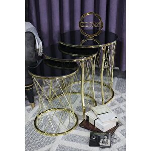 Siyah Camlı Hasır C Zigon Gold Metal