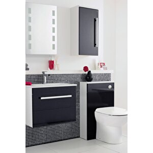 Parlak Siyah Kendinden Yapışkanlı Kaplama Folyosu 61 Cm X 1 Mt