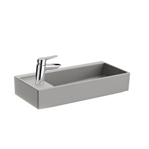 Vitra Archiplan 7408b076-0052 Dar Lavabo, Mat Taş Gri