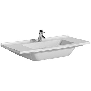 Vitra S50 5480b003-0001 Etajerli Lavabo, 120 Cm, Beyaz
