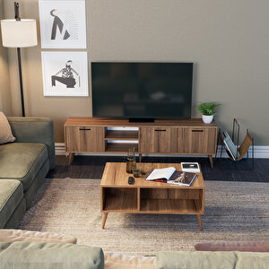 Set 1583-2072 Exxen 180 Cm Tv Ünitesi + Exxen Orta Sehpa Ürgüp Rengi