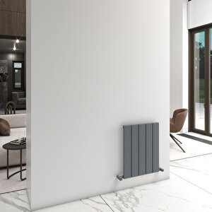 Angers Alüminyum Radyatör 60x49,5cm Kumlu Açık Gri