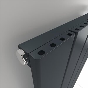 Angers Alüminyum Radyatör 60x99,5cm Kumlu Antrasit