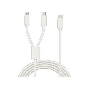 2in1 5a 120w Type-c To Type-c Ve Lightning Hızlı Data Ve Şarj Kablosu 120cm