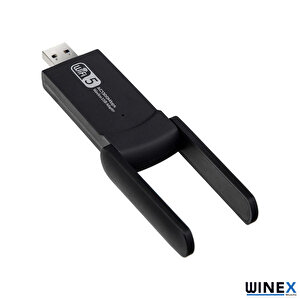 Wifi5 Ac1300mbps 2.4g+5g Wifi Dongle Usb 3.0 Adaptör