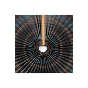 Japandi, Retro Eklektik Boho, Iskandinav Dekoratif Bambu Siyah Duvar Dekoru Japon Yelpaze 62x85 Cm 62 cm