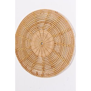 Japandi, Retro Eklektik Boho, Bohem Afrikan, Iskandinav Rattan Duvar Dekoru & Supla 35 Cm 30 cm