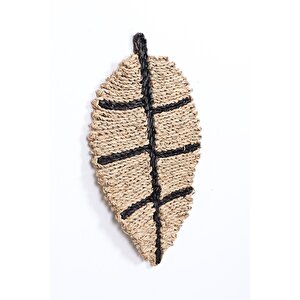 Japandi, Retro Eklektik Boho, Bohem, Iskandinav Deniz Saz Paspas & Duvar Dekoru 33x52 Cm