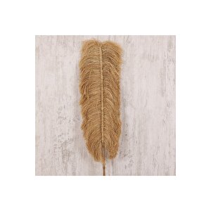 Japandi, Retro Iskandinav Dekoratif Bambu Rattan Saksı Süsü Rafya Yelpaze Duvar Dekoru 2li 35x200cm