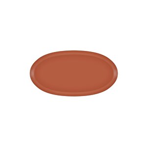 Cotta Limoges Oval Servis Terracota 43x22 Cm