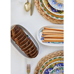 Limoncello Oval Servis 2li Set Gri 26 Cm