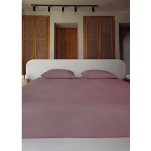 Cotta Old Rose Çift Kşl Lastikli Çarşaf 200x160 Cm