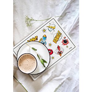 Popart Amerikan Servis 2 Li Set