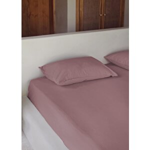 Cotta Old Rose Tek Kişilik Lastikli Çarşaf 200x100