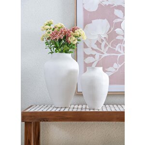 Pure Dekoratif Vazo 21x21x30 Cm