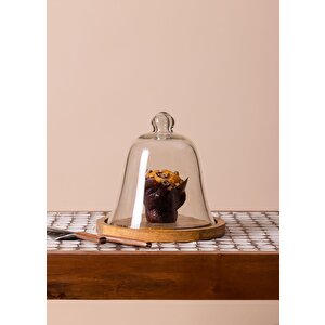 Madera Kek Saklama Fanusu 15x16x16 Cm