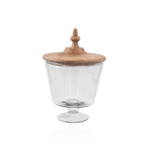 Madera Ayaklı Kurabiye Kavanozu 36x26x25 Cm