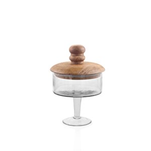 Madera Ayaklı Kurabiye Kavanozu 26x17x17 Cm