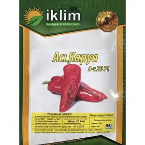 A-z Tohum Bi̇ber Tohumu A-z 29 F1 Aci Kapya - 20 Adet Tohumluk