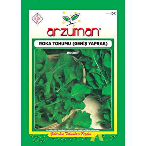 Geni̇ş Yaprak Roka Tohumu 10 Gr Ort 3000 Ad Tohum