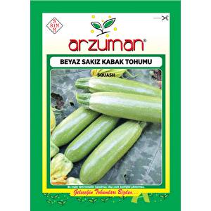 Beyaz Sakiz Kabak Tohumu 10 Gr Ort 75 Ad Tohum