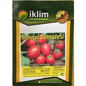 Domates Tohumu Hibrit Sanayi̇ Ti̇pi̇ Domates A-z-15 F1 50 Adet