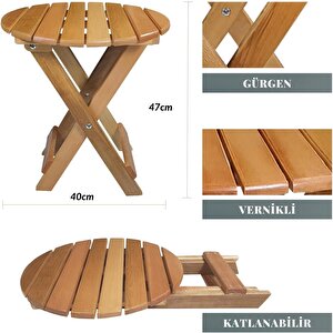 Bysay Keyi̇f Set. Kollu Şezlong Koltuk Ayak Ucu Pufu Sehpa Bahçe Sandalyesi Koltuğu Takımı 3 Lü Set (krem)