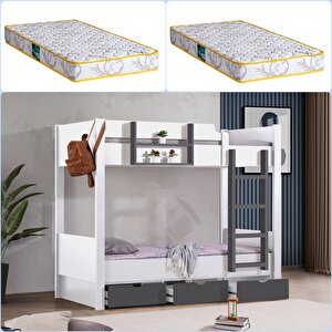 Ranza, Asya Ayrılabilir Çekmeceli Ranza + 2 Comfort Yatak