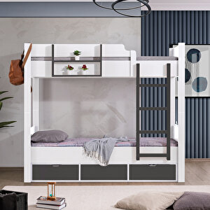 Ranza, Asya Ayrılabilir Çekmeceli Ranza + 2 Comfort Yatak